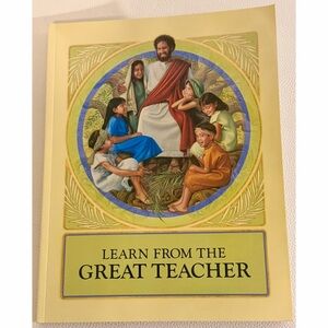 Learn From the Great Teacher Watchtower Children’s Bible Book Religious Study